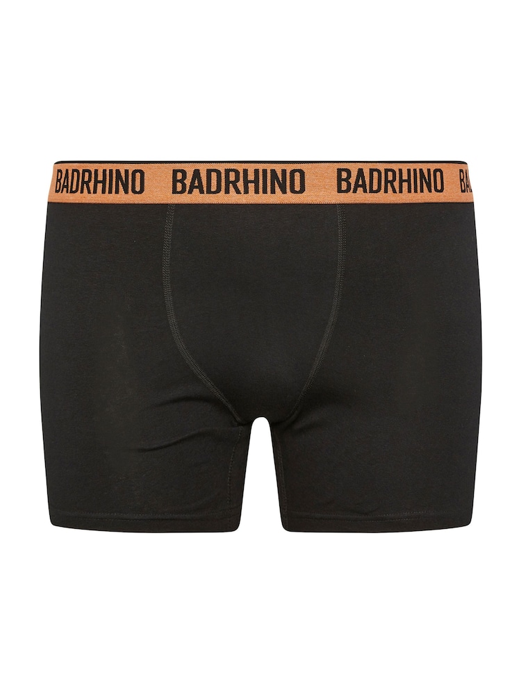 BadRhino Big & Tall Black Waistband Boxers 3 Pack - Image 7 of 7