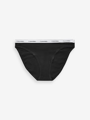 Calvin Klein Black Bikini Briefs 3 Pack - Image 2 of 4