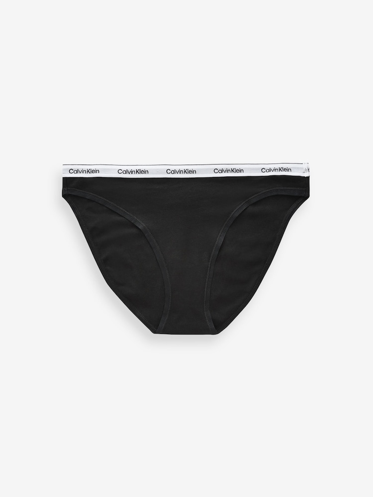 Calvin Klein Black Bikini Briefs 3 Pack - Image 2 of 4