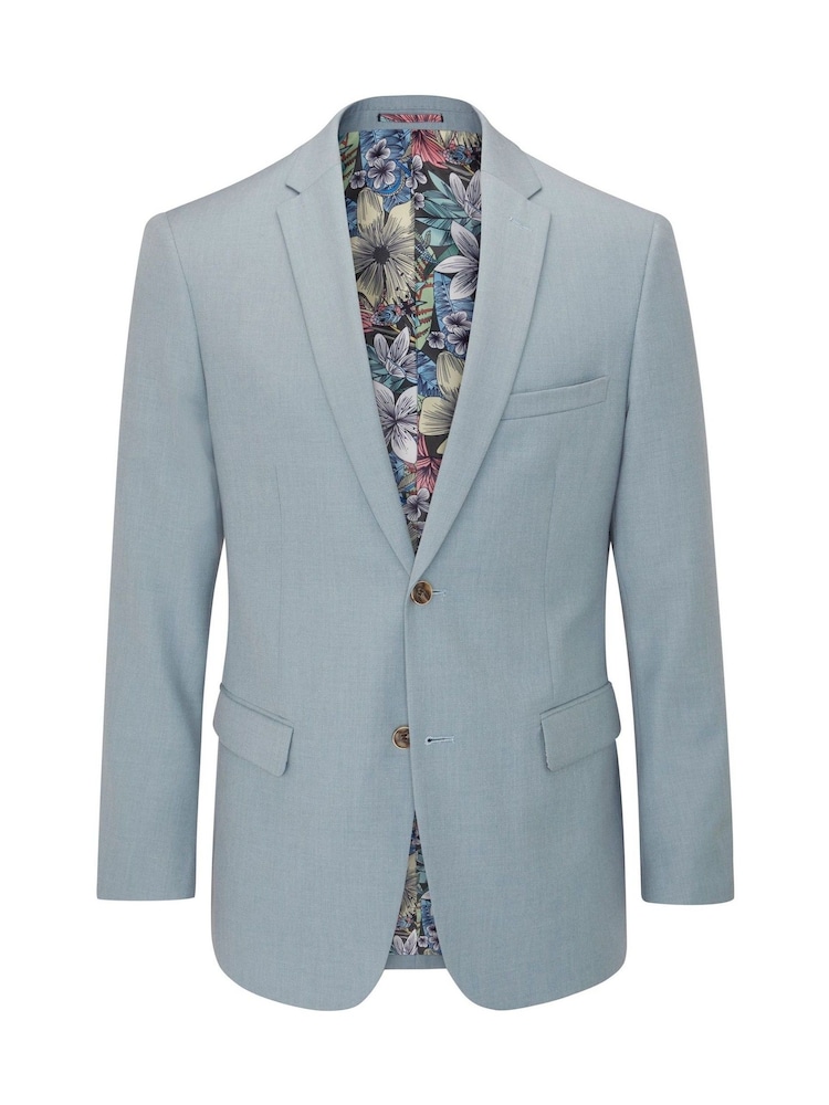 Skopes Green Tailored Fit Sultano Sustainable Suit: Jacket - Image 4 of 4