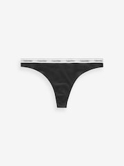 Calvin Klein Black Thong 3PK - Image 2 of 4