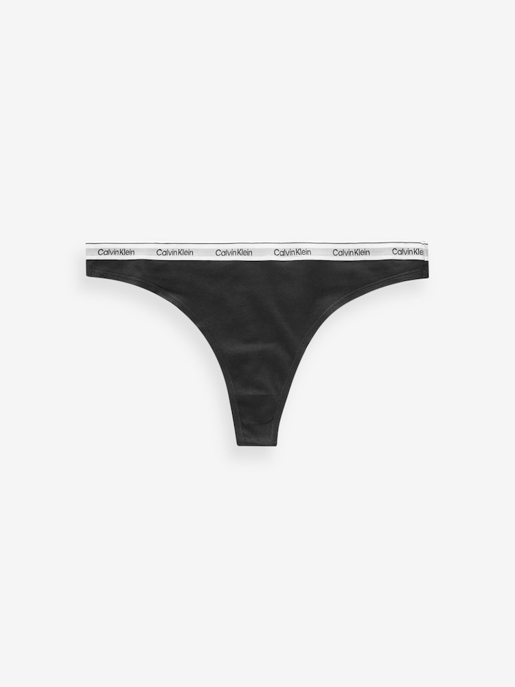 Calvin Klein Black Thong 3PK - Image 2 of 4