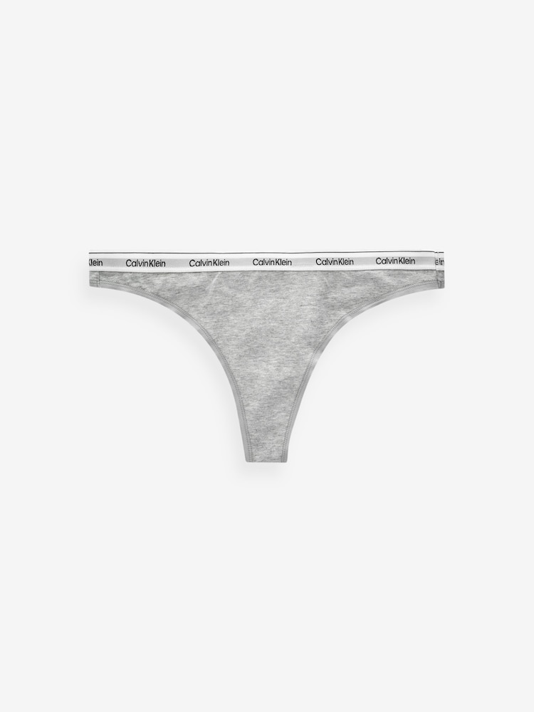 Calvin Klein Black Thong 3PK - Image 4 of 4