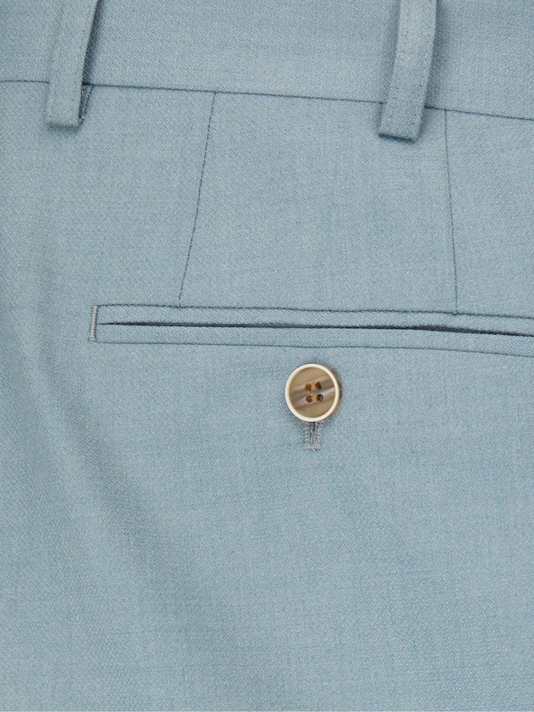 Skopes Green Tailored Fit Sultano Sustainable Suit: Trousers - Image 4 of 4