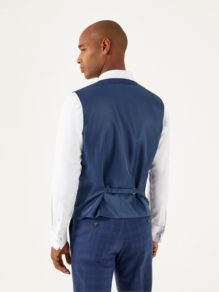 Skopes Elton Single Breasted Tailored Fit Suit Waistcoat - صورة 2 من 4 Skopes Elton Single Breasted Tailored Fit Suit Waistcoat - صورة 2 من 4