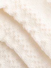 Cream Lace Baby Socks 3 Pack - Image 3 of 3