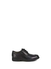 Geox Junior Federico Black School Shoes - Image 1 of 4
