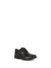 Geox Junior Federico Black School Shoes - Image 2 of 4