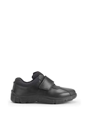 Start Rite Dual Fit Atlas Leather Rip Tape School Black Shoes - Image 1 of 5