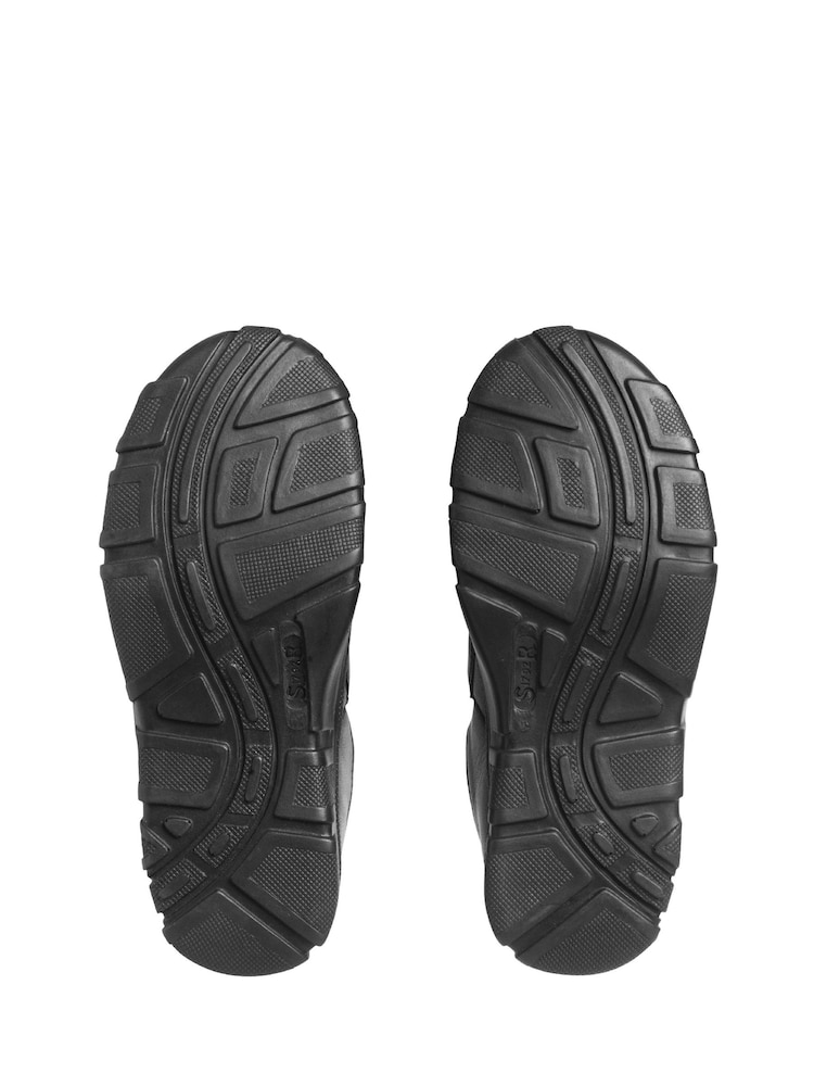 Start Rite Dual Fit Atlas Leather Rip Tape School Black Shoes - Image 5 of 5