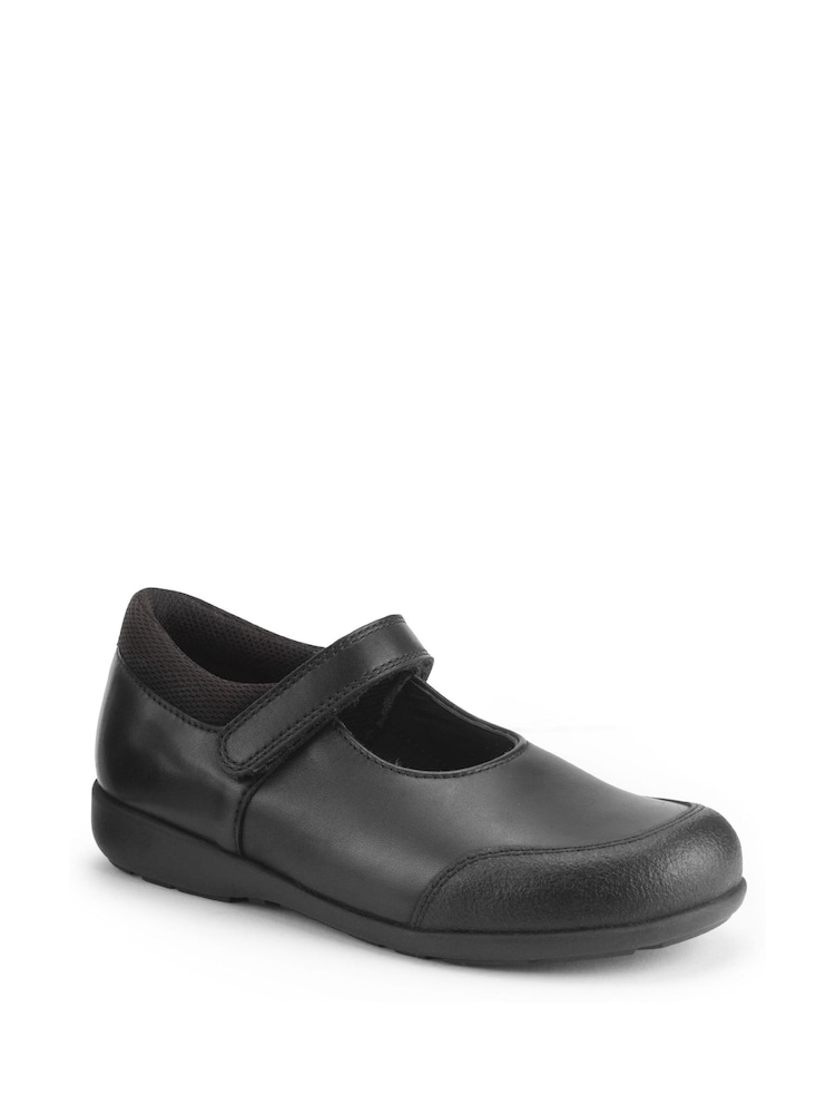 Start Rite Dual Fit Grade Leather Mary Jane School Black Shoes - Image 2 of 6