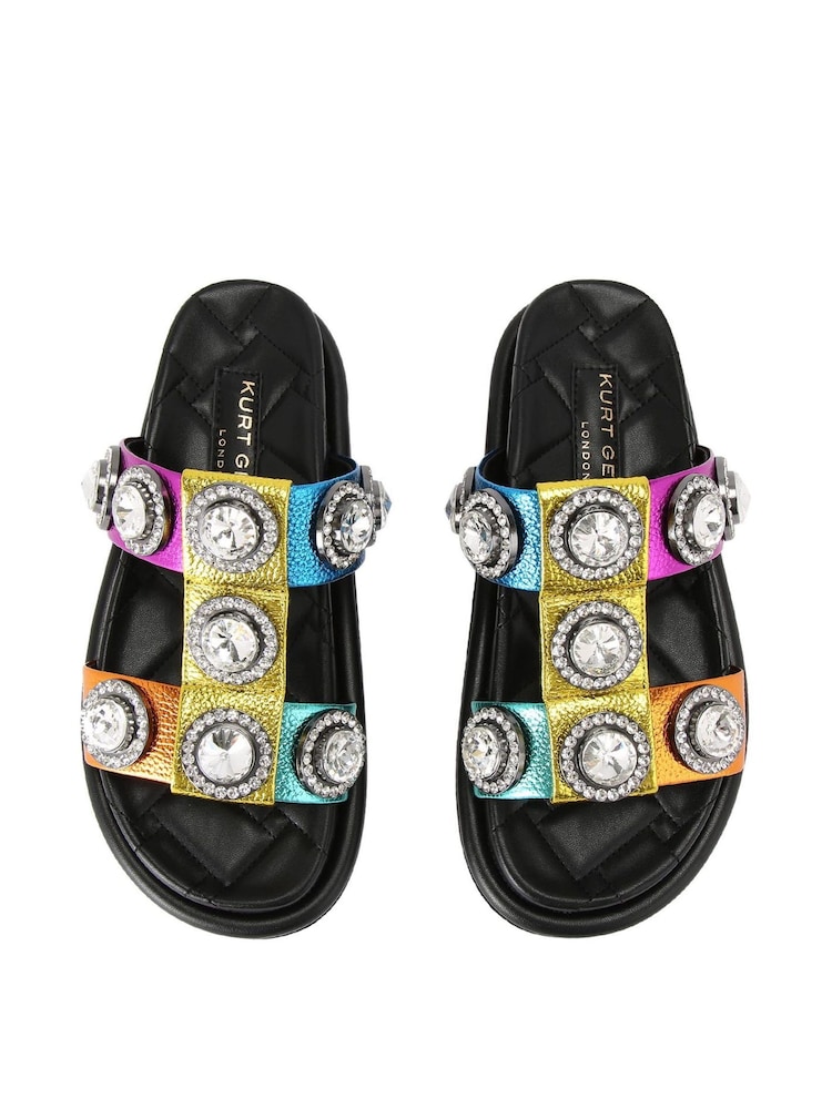Kurt Geiger London Orson Crystal Sandals - Image 3 of 5