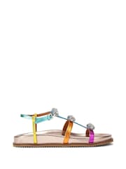 Kurt Geiger London Pierra Micro Bow Sandals - Image 2 of 5