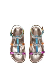 Kurt Geiger London Pierra Micro Bow Sandals - Image 3 of 5