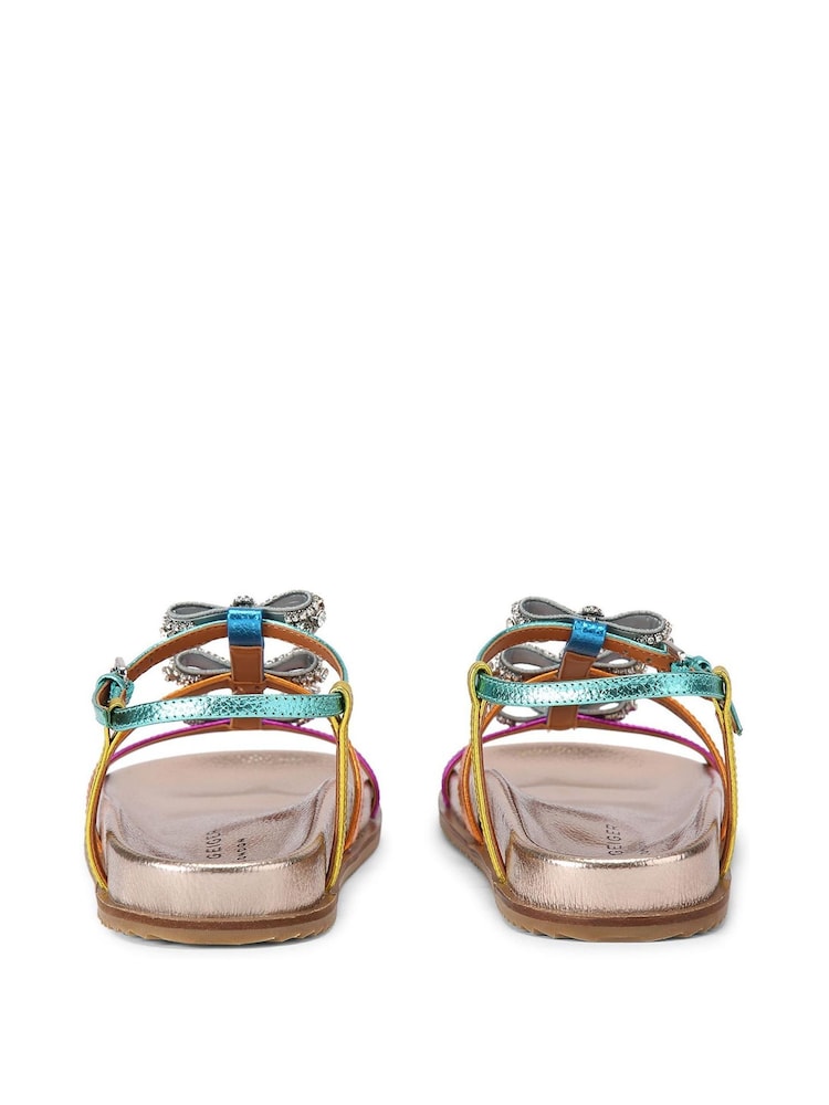 Kurt Geiger London Pierra Micro Bow Sandals - Image 4 of 5
