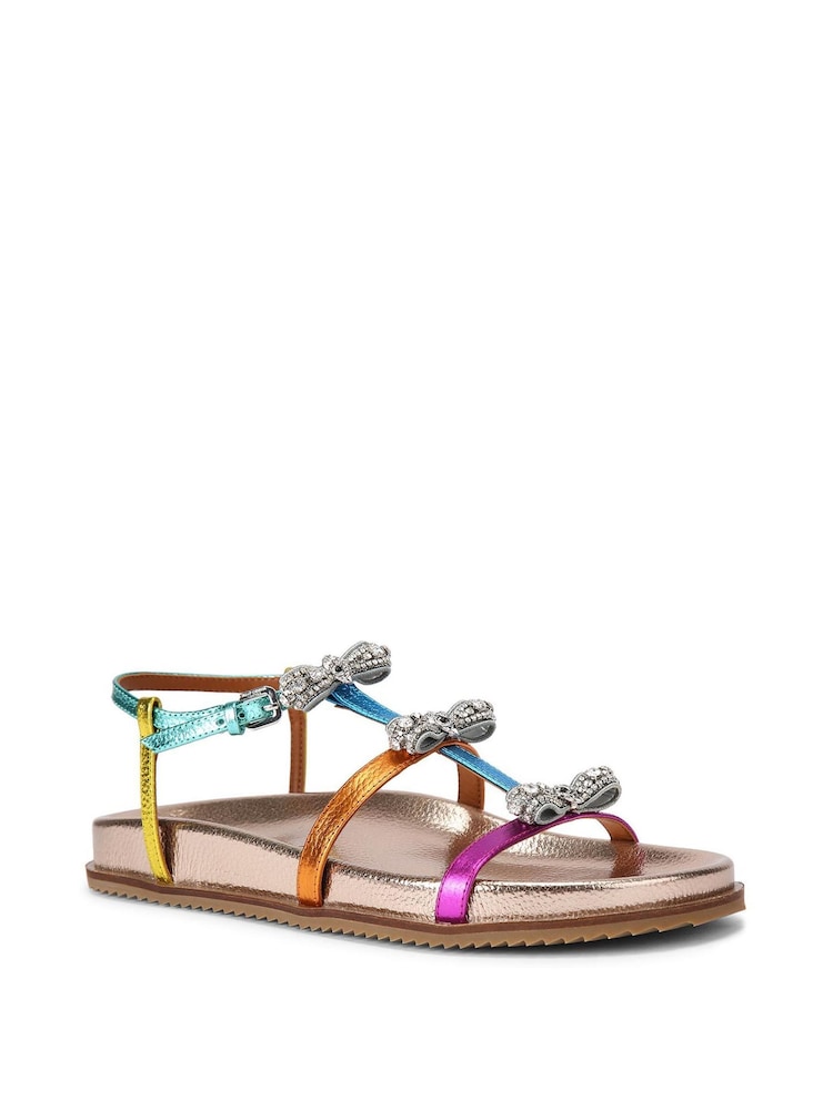 Kurt Geiger London Pierra Micro Bow Sandals - Image 5 of 5