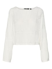 VERO MODA Boat Neck Lace Insert Blouse - Bild 6 von 6