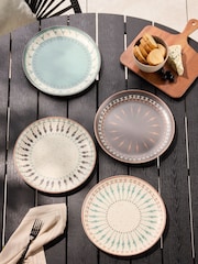 Multi Smart Global Picnic Dinnerware Set of 4 Dinner Plates - Image 3 of 5