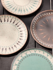 Multi Smart Global Picnic Dinnerware Set of 4 Dinner Plates - Image 4 of 5