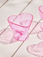 Pink Heart Picnic Serveware Set of 4 Bowls - Image 2 of 6