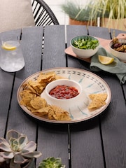Neutral Smart Global Picnic Serveware Chip n Dip Bowl - Image 1 of 5