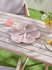 Lilac Purple Floral Picnic Serveware Chip n Dip Bowl - Image 2 of 4