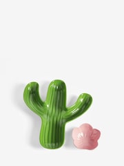 Multi Mediterranean Cactus Picnic Serveware Chip n Dip Bowl - Image 5 of 7