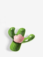 Multi Mediterranean Cactus Picnic Serveware Chip n Dip Bowl - Image 6 of 7