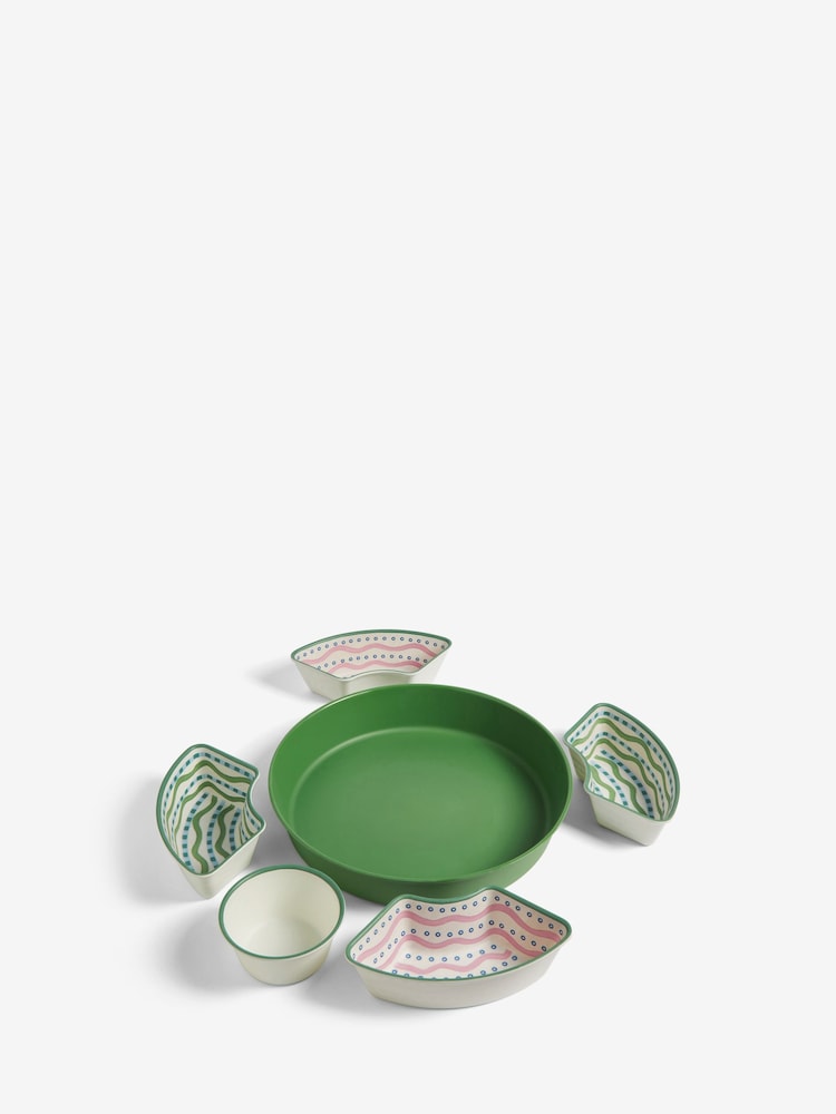 Multi Mediterranean Picnic Serveware Serving Bowl - Image 6 of 6 Multi Mediterranean Picnic Serveware Serving Bowl - Image 6 of 6