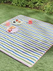 Multi Mediterranean Fleece Picnic Blanket - Image 1 of 4