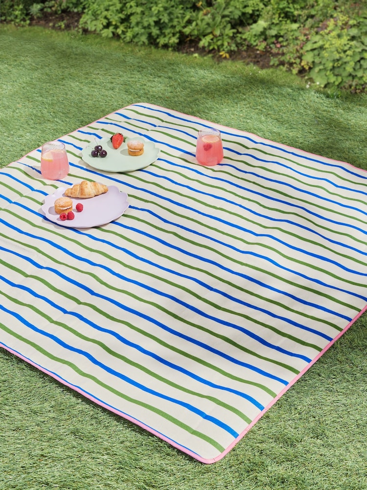 Mediterranean Fleece Picnic Blanket - Imagen 1 de 4 Mediterranean Fleece Picnic Blanket - Imagen 1 de 4
