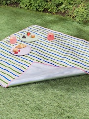 Multi Mediterranean Fleece Picnic Blanket - Image 2 of 4