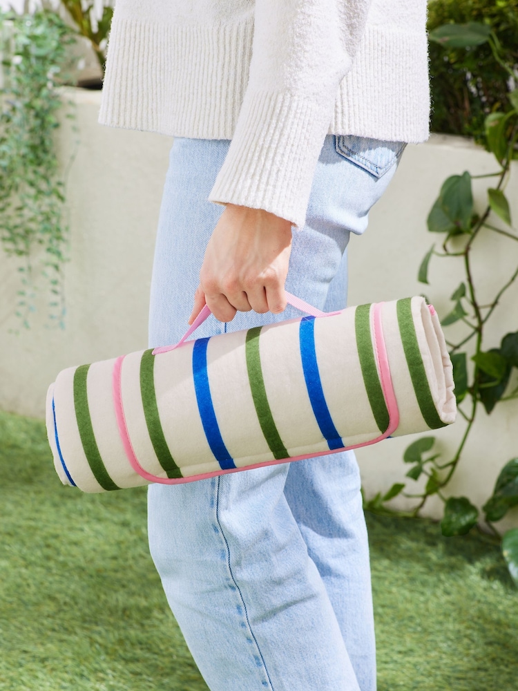 Mediterranean Fleece Picnic Blanket - Image 3 of 4