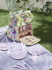 Floral 4 Person Picnic Backpack - Image 2 of 6