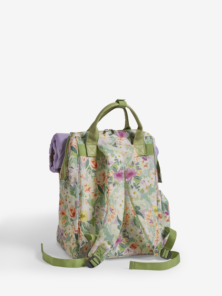 Floral 4 Person Picnic Backpack - Image 6 of 6