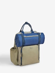 Blue/Neutral Mediterranean 4 Person Picnic Backpack - Image 4 of 5