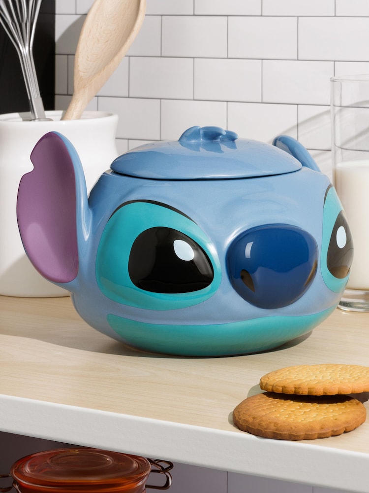 Disney Stitch Shaped Cookie Jar - Image 1 of 2 Disney Stitch Shaped Cookie Jar - Image 1 of 2