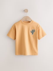 Multi Western Short Sleeve T-Shirts 5 Pack (3mths-7yrs) - Image 4 of 8
