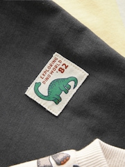 Monochrome/ Yellow Dinosaur Short Sleeve T-Shirts 3 Pack (3mths-7yrs) - Image 3 of 5