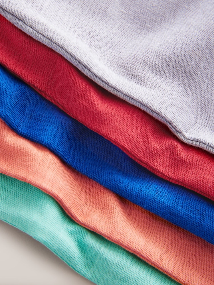 Multi Short Sleeve T-Shirts 5 Pack (3mths-7yrs) - Image 3 of 3 Multi Short Sleeve T-Shirts 5 Pack (3mths-7yrs) - Image 3 of 3