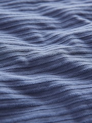 Blue/Grey Short Sleeve Textured T-Shirts 3 Pack (3mths-7yrs) - Image 7 of 7