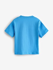Blue/Black Short Sleeve T-Shirts 3 Pack (3mths-7yrs) - Image 3 of 7