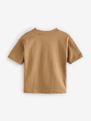 Rot/Hellbraun, Streifen - Kurzärmelige T-Shirts, 3er-Pack (3 Monate–7 Jahre) - Bild 3 von 7