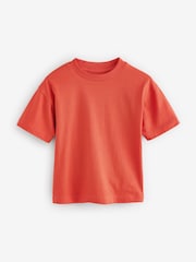 Rot/Hellbraun, Streifen - Kurzärmelige T-Shirts, 3er-Pack (3 Monate–7 Jahre) - Bild 5 von 7