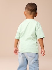 Schwarz/Weiß mit Fahrzeugmotiven - Kurzärmelige T-Shirts, 3er-Pack (3 Monate–7 Jahre) - Bild 4 von 6