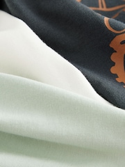 Schwarz/Weiß mit Fahrzeugmotiven - Kurzärmelige T-Shirts, 3er-Pack (3 Monate–7 Jahre) - Bild 5 von 6