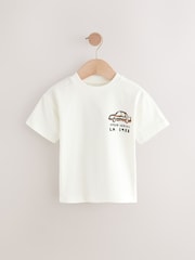 Black/White Transport Short Sleeve T-Shirts 3 Pack (3mths-7yrs) - Image 8 of 10