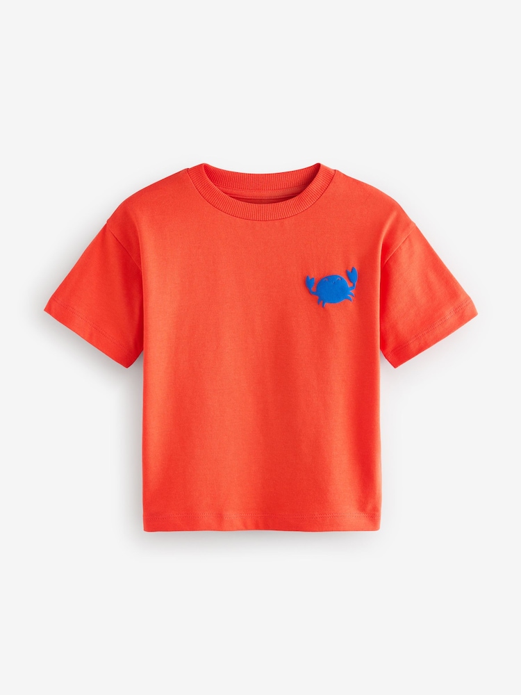 Multi Bright Short Sleeve T-Shirts 5 Pack (3mths-7yrs) - Image 5 of 9