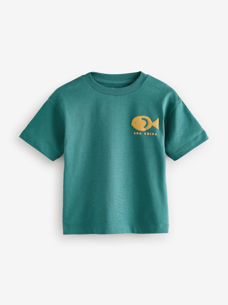 Multi Bright Short Sleeve T-Shirts 5 Pack (3mths-7yrs) - Image 6 of 9