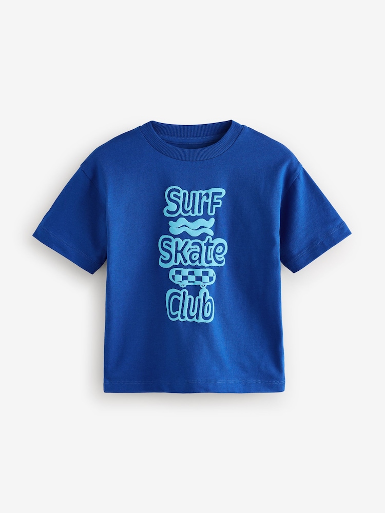 Multi Bright Short Sleeve T-Shirts 5 Pack (3mths-7yrs) - Image 7 of 9